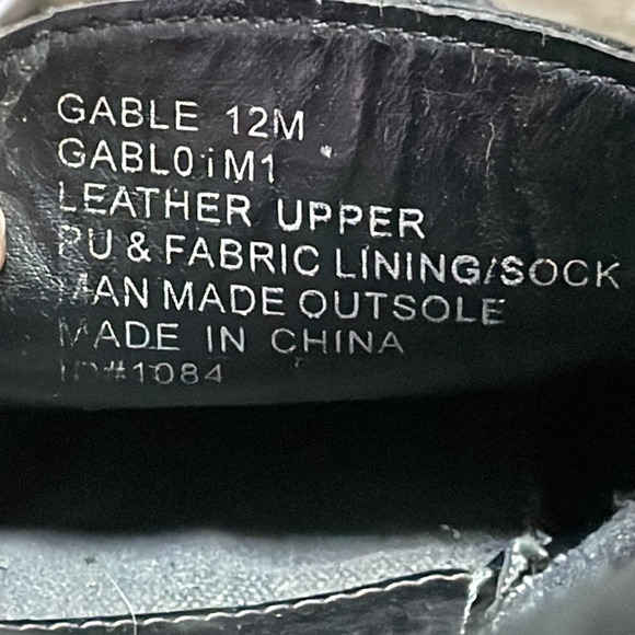 Steve Madden GABLE Slip-On Shoes Men’s Size 12M Black Leather Loafers - 224849 - Picture 6 of 7